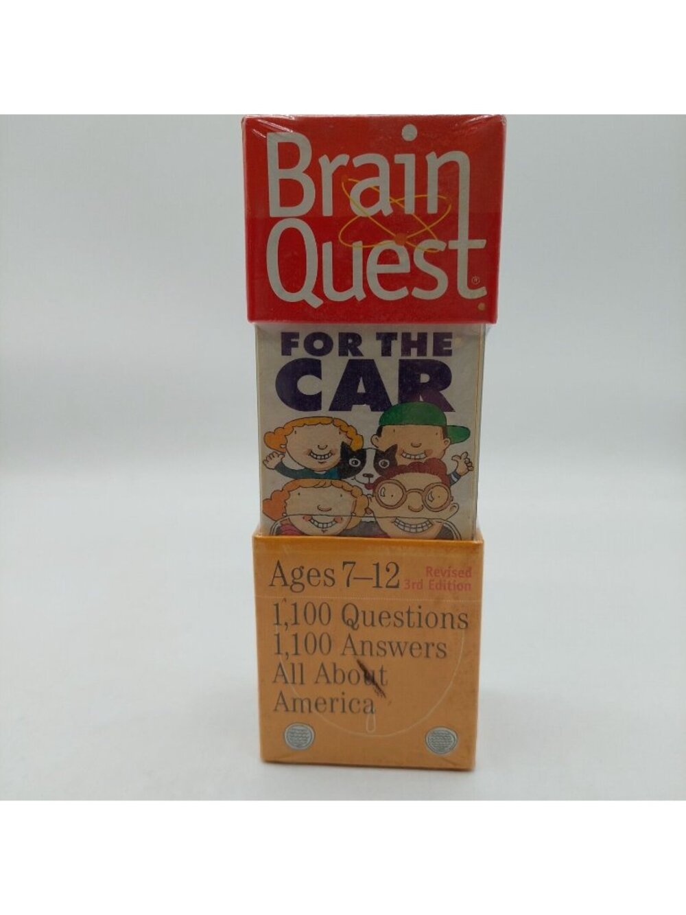 Brain Quest Ages 7-12 All About America 2 Flash Card Decks 2005 For the Car